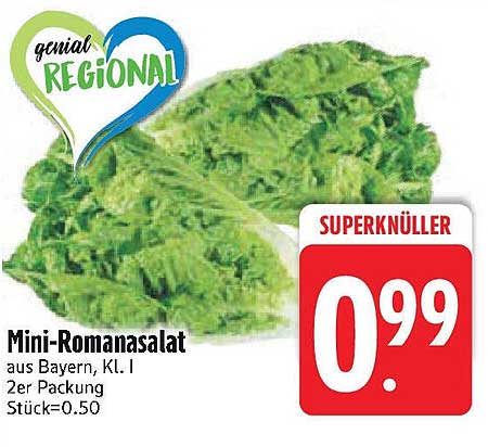 Mini-Romanasalat aus Bayern, Kl. I