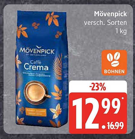 Mövenpick Caffè Crema 1 kg - Verschiedene Sorten
