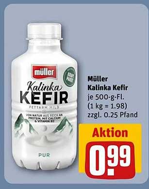Müller Kalinka Kefir je 500-g-Fl.