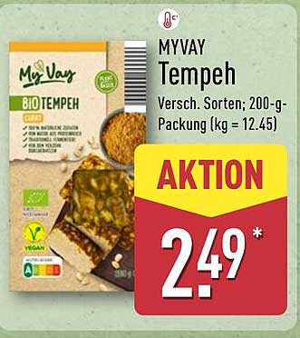 MYVAY Bio-Tempeh 200-g-Packung