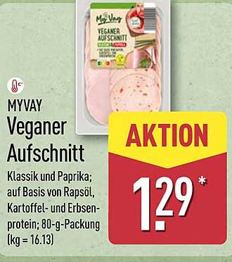 MYVAY Veganer Aufschnitt