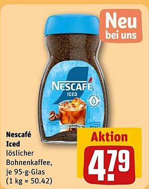 Nescafé Iced - löslicher Bohnenkaffee, 95 g