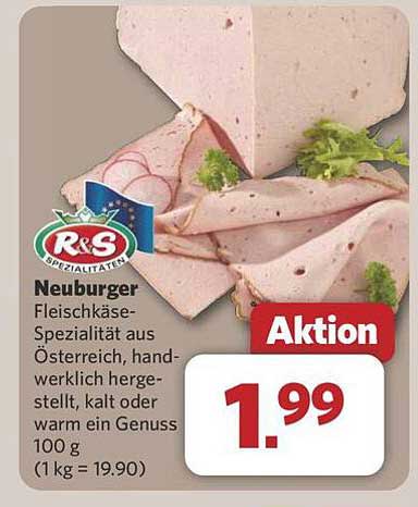 Neuburger Fleischkäse-Spezialität aus Österreich