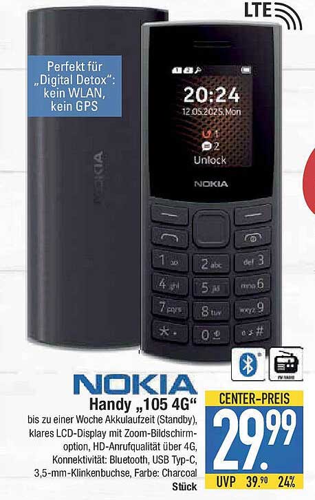 Nokia Handy „105 4G“