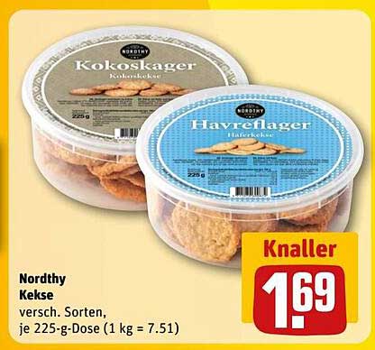 Nordthy Kekse - Verschiedene Sorten, je 225-g-Dose