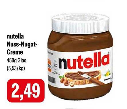 nutella Nuss-Nugat-Creme 450g Glas