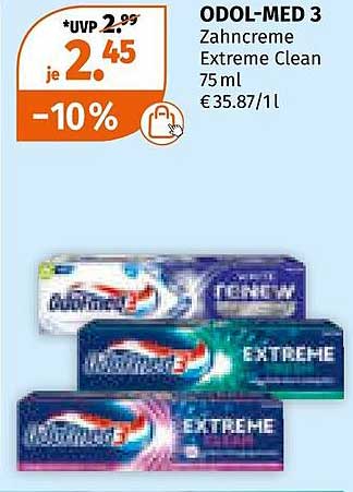 ODOL-MED 3 Zahncreme Extreme Clean 75 ml