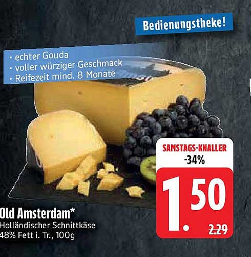 Old Amsterdam Holländischer Schnittkäse 100g