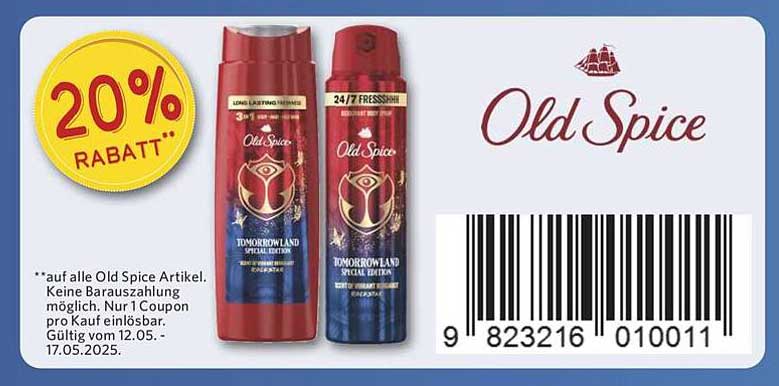 Old Spice Tomorrowland Special Edition - 20% Rabatt