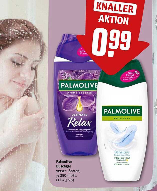 Palmolive Duschgel in verschiedenen Sorten, je 250-ml-Fl.