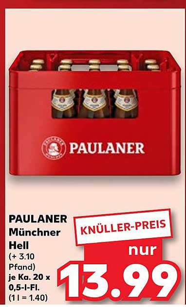 PAULANER Münchner Hell Kasten