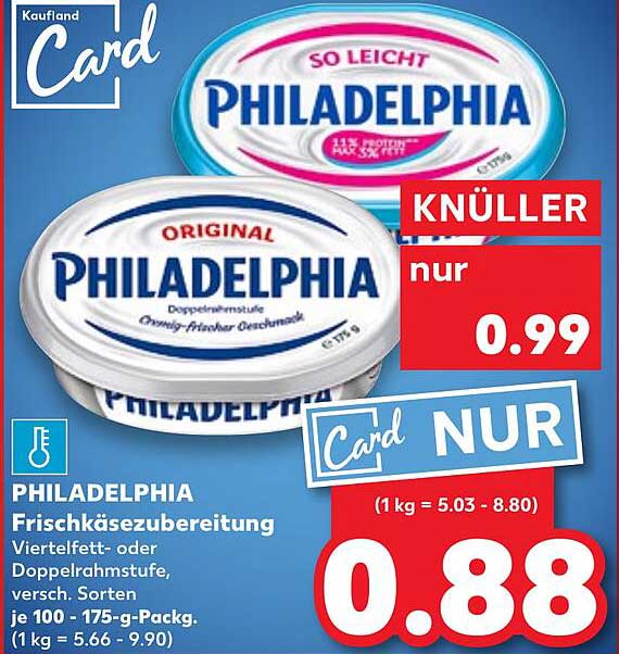 PHILADELPHIA Frischkäse-Zubereitung, 175 g
