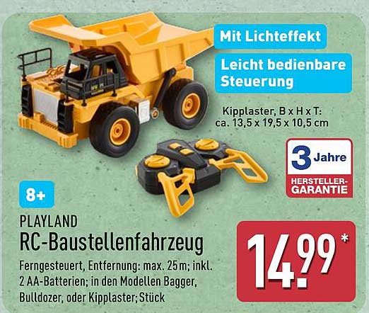 PLAYLAND RC-Baustellenfahrzeug