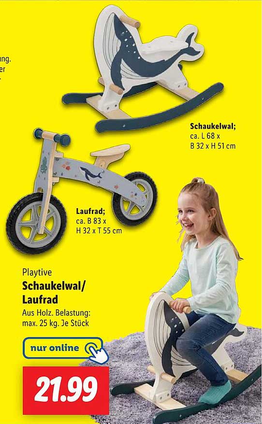 Playtive Schaukelwal/Laufrad