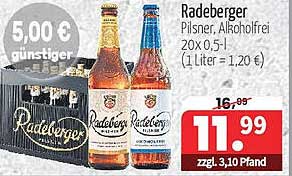 Radeberger Pilsner, Alkoholfrei 20X0,5l