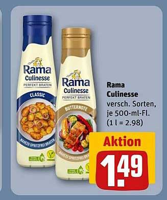 Rama Culinesse - Perfekt Braten, versch. Sorten, je 500-ml-Fl.