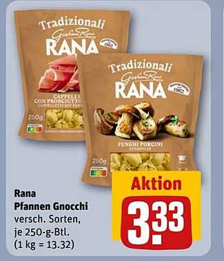 Rana Pfannen Gnocchi, verschiedene Sorten, je 250-g-Btl.