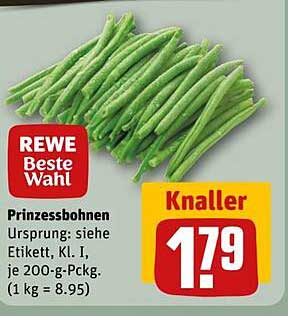 REWE Beste Wahl Prinzessbohnen 200-g-Pckg