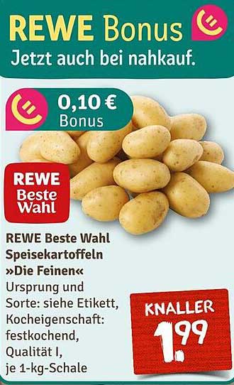 REWE Beste Wahl Speisekartoffeln »Die Feinen« im Angebot