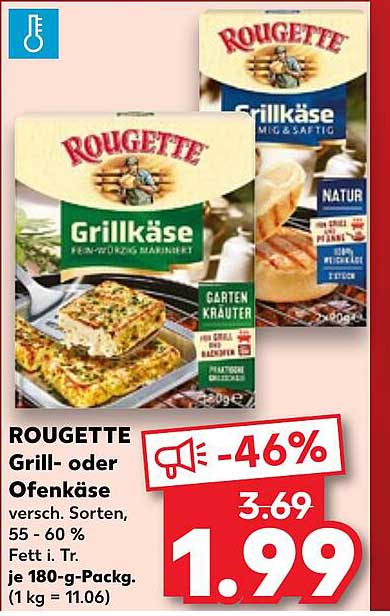 ROUGETTE Grill- oder Ofenkäse - 46 % Rabatt!