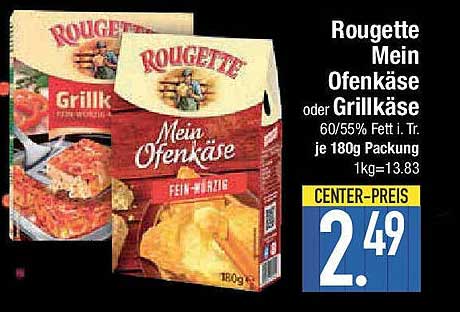 Rougette Mein Ofenkäse oder Grillkäse 180g