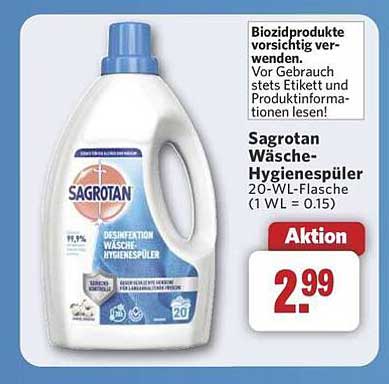 Sagrotan Wäsche-Hygienespüler 20-WL-Flasche