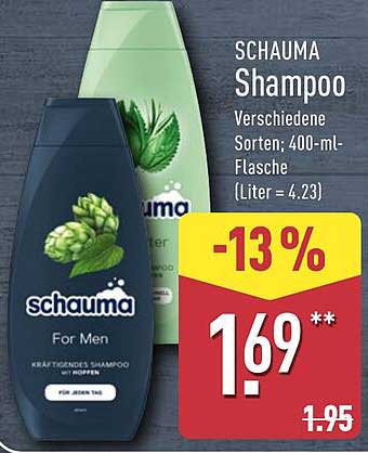 SCHAUMA Shampoo - Verschiedene Sorten, 400-ml-Flasche
