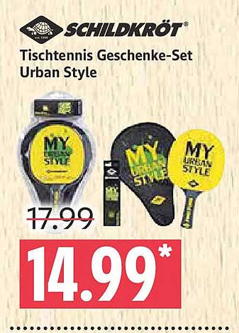 Schildkröt Tischtennis Geschenke-Set Urban Style
