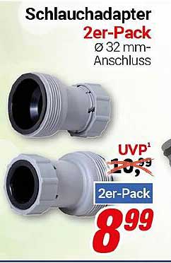 Schlauchadapter 2er-Pack Ø 32 mm-Anschluss