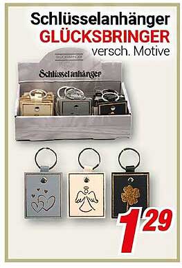 Schlüsselanhänger GLÜCKSBRINGER versch. Motive