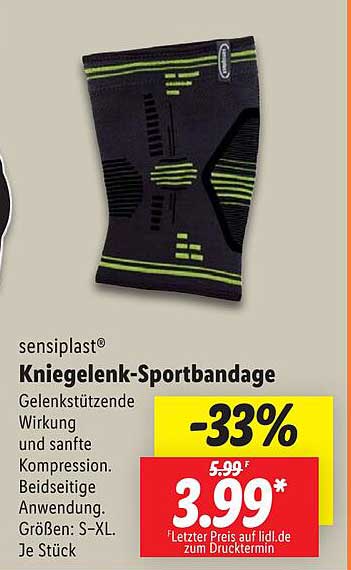 sensiplast® Kniegelenk-Sportbandage