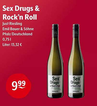Sex Drugs & Rock’n Roll - Just Riesling von Emil Bauer & Söhne