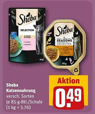 Sheba Katzennahrung – verschiedene Sorten