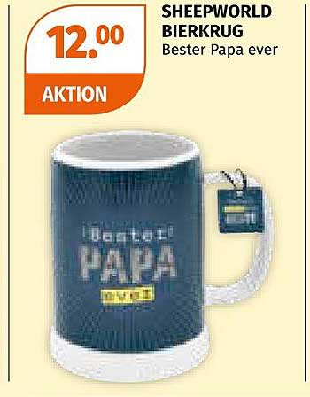 SHEEPWORLD BIERKRUG - Bester Papa ever