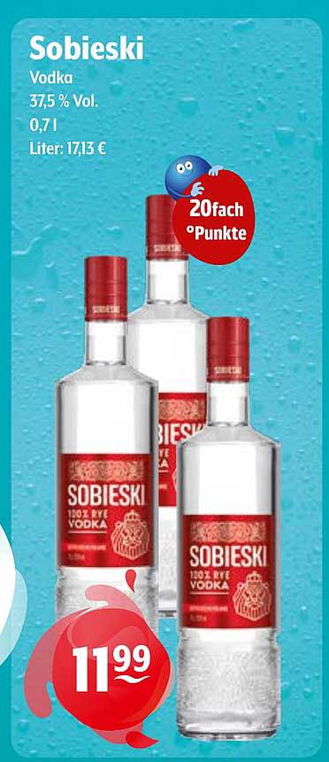 Sobieski Vodka 0,7 l - 11,99 €