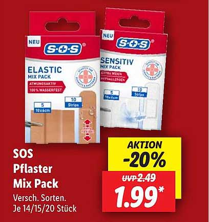 SOS Pflaster Mix Pack