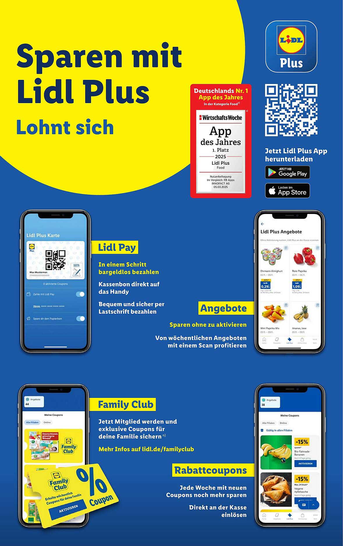 Sparen mit der Lidl Plus App – Deutschlands Nr. 1 App des Jahres 2025