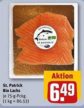 St. Patrick Bio Lachs je 75-g-Pckg.