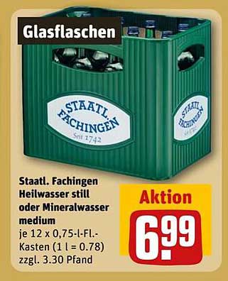Staatl. Fachingen Heilwasser still oder Mineralwasser medium