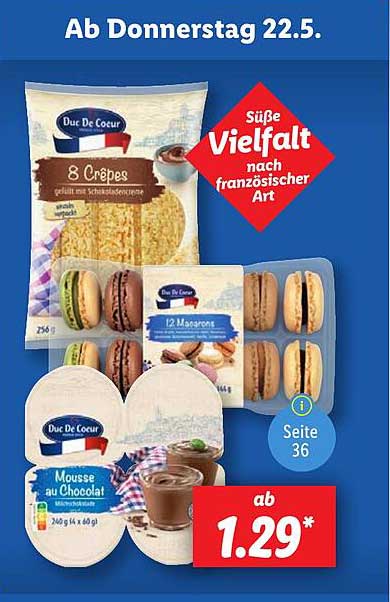 Süße Vielfalt nach französischer Art - Duc De Coeur
