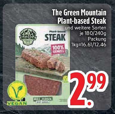 The Green Mountain Plant-based Steak