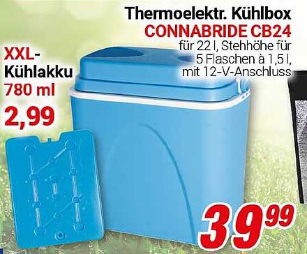 Thermoelektrische Kühlbox CONNABRIDE CB24