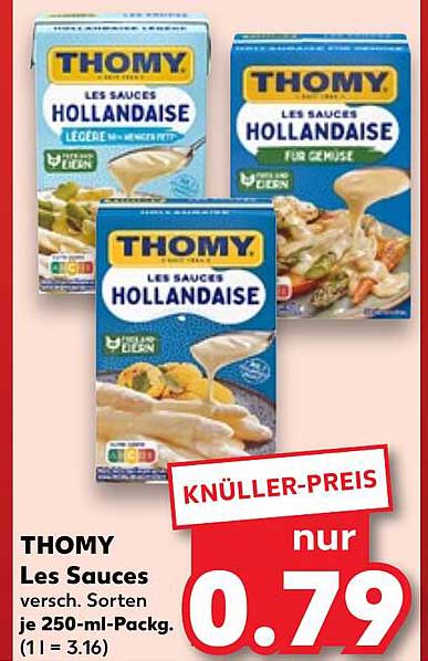 THOMY Les Sauces Hollandaise - verschiedene Sorten 250 ml
