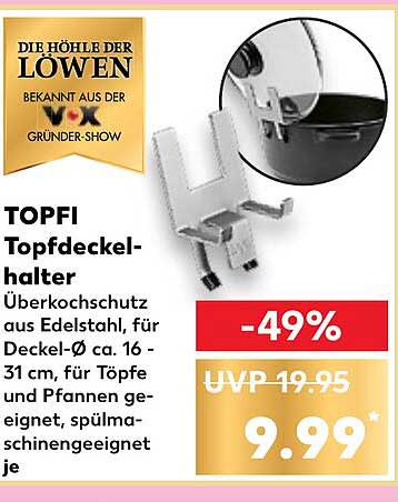 TOPFI Topfdeckelhalter