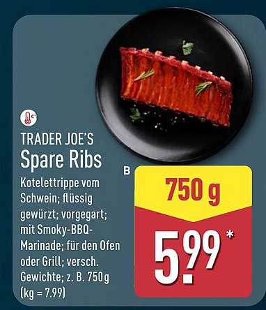 TRADER JOE'S Spare Ribs