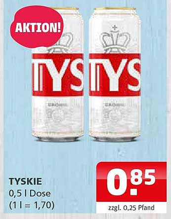 TYSKIE 0,5 l Dose