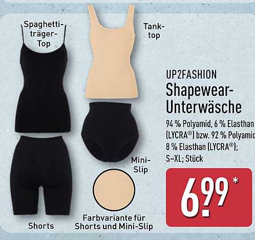 UP2FASHION Shapewear-Unterwäsche