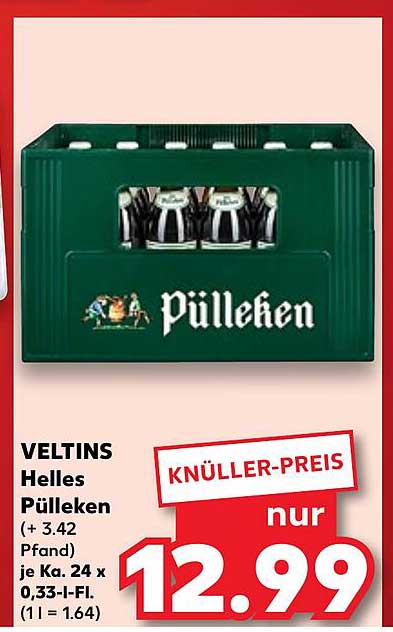 VELTINS Helles Püleken 24 x 0,33 l