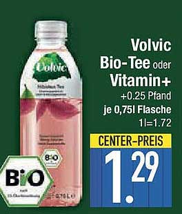 Volvic Bio-Tee oder Vitamin+ 0,75l Flasche