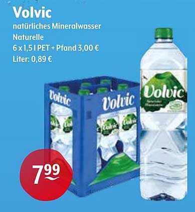 Volvic natürliches Mineralwasser 6 x 1,5 l PET